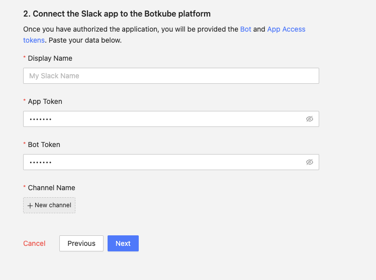 Cloud Slack Credentials