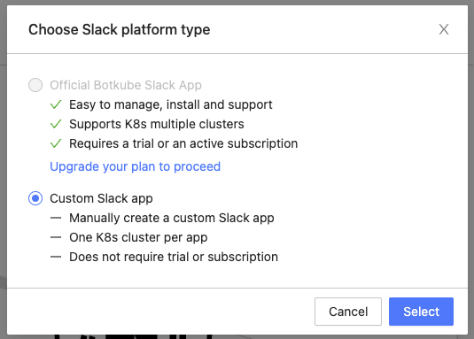 Custom Slack App